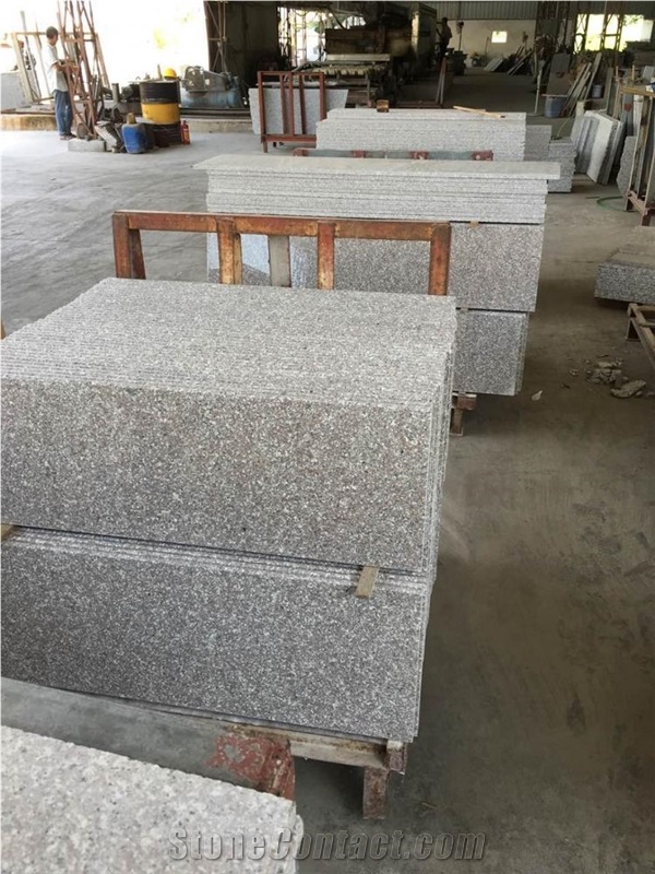 Violet Luoyuan Red Granite New G664 Half Slabs