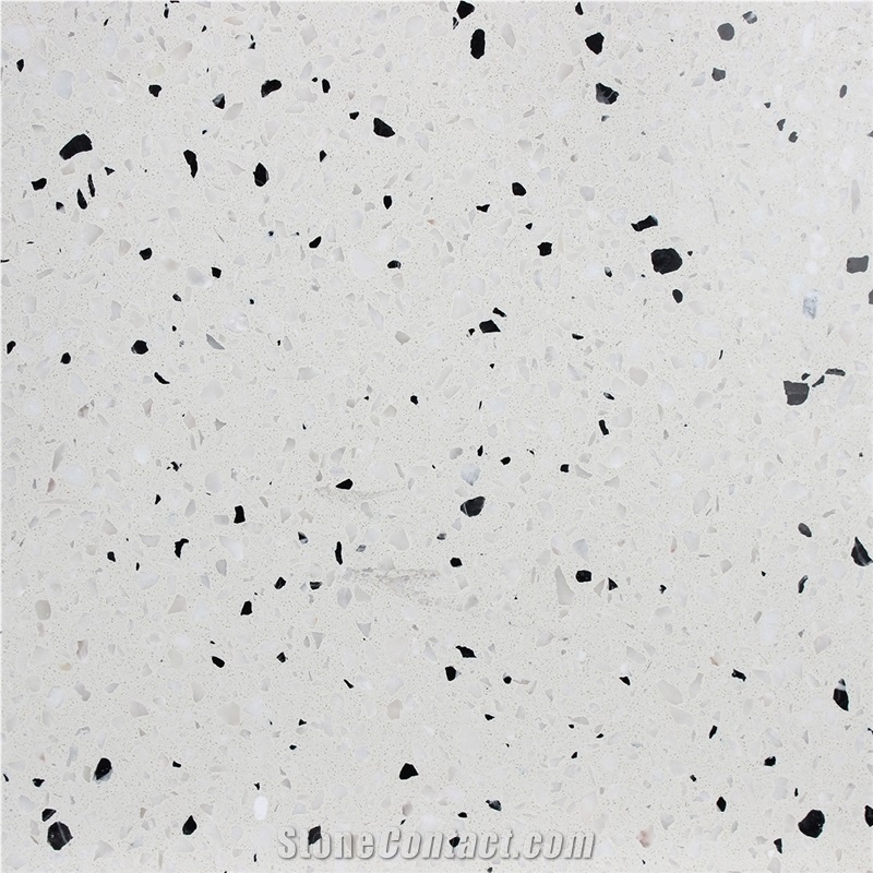 White Cement Terrazzo Tiles