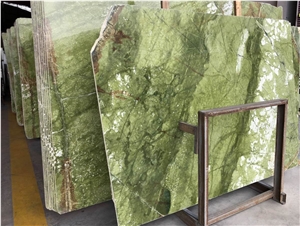 China Verde Ming Marble Basins for Hotel