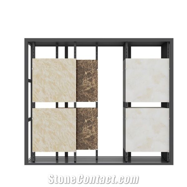 Adjustable Punch Tube Push-Pull Tile Display Stand