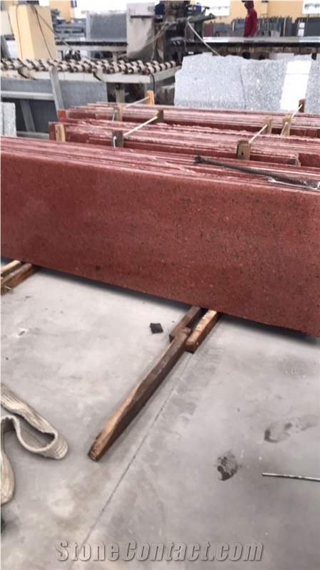 Red Granite Tiles, Slabs