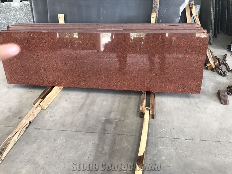 Red Granite Tiles, Slabs