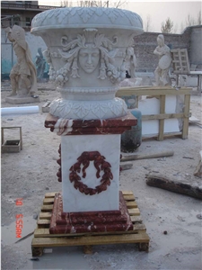 Large Stone Plant Pots