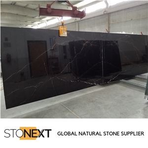 Alexander Black Marble Slabs
