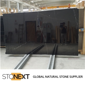 Alexander Black Marble Slabs