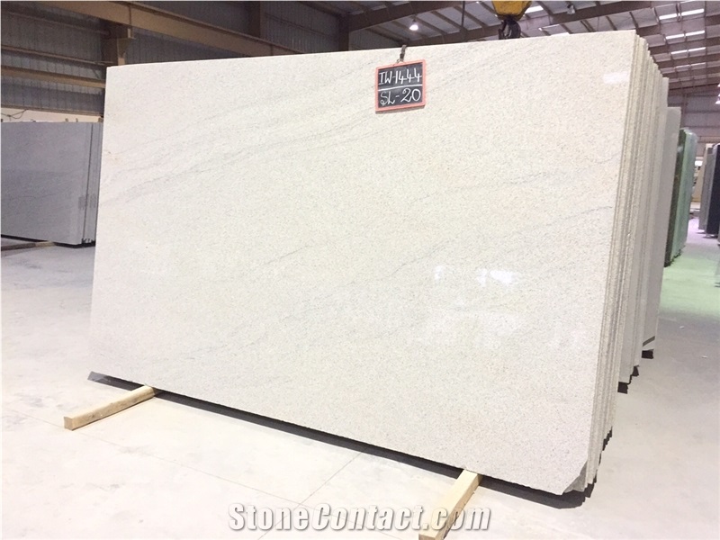Imperial White Granite Slabs - Premium Quality