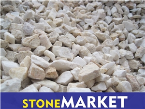 Aggregate Not White But Very Light Creme Marble