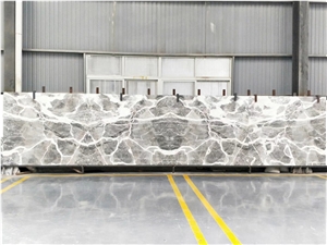 Bookmatch Pascal Grey Marble Wall Cladding Slab Bookmatch Pascal Grey Marble Wall Cladding Slab