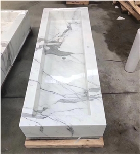 Calacatta White Marble Vanity Countertop Price