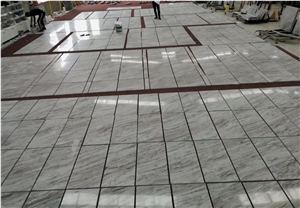 China Palissandro Ocean Wave Grey Marble Tile
