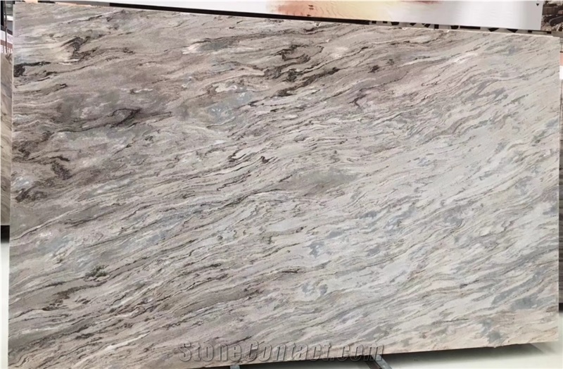 Fantasy Wave Sand Grey Marble Slab Price