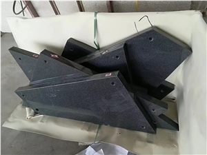 G654 Padang Black Granite Spiral Staircase Stairs