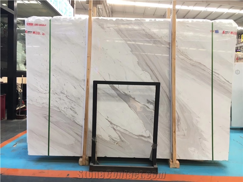 Greece Volakas Flower White Marble Slab Price