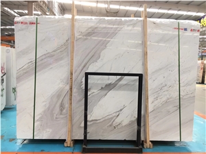 Greece Volakas Flower White Marble Slab Price