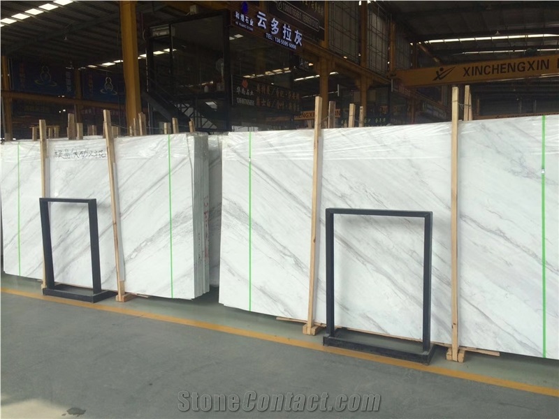 Greece Volakas Flower White Marble Slab Price