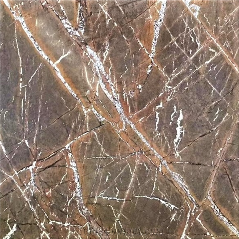Indian Cafe Forest Brown Marble Slab Tile Price