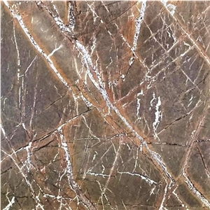 Indian Cafe Forest Brown Marble Slab Tile Price