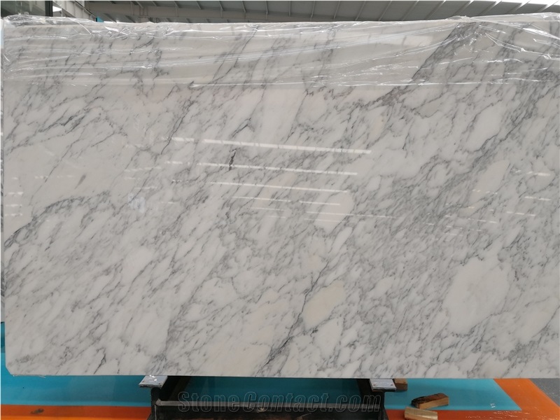 Italy Statuarietto Venato White Marble Slab Price