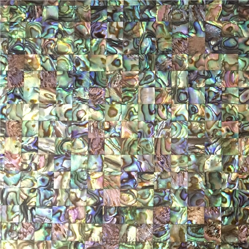 Natural Abalone Shell Mosaic Bathroom Wall Tiles