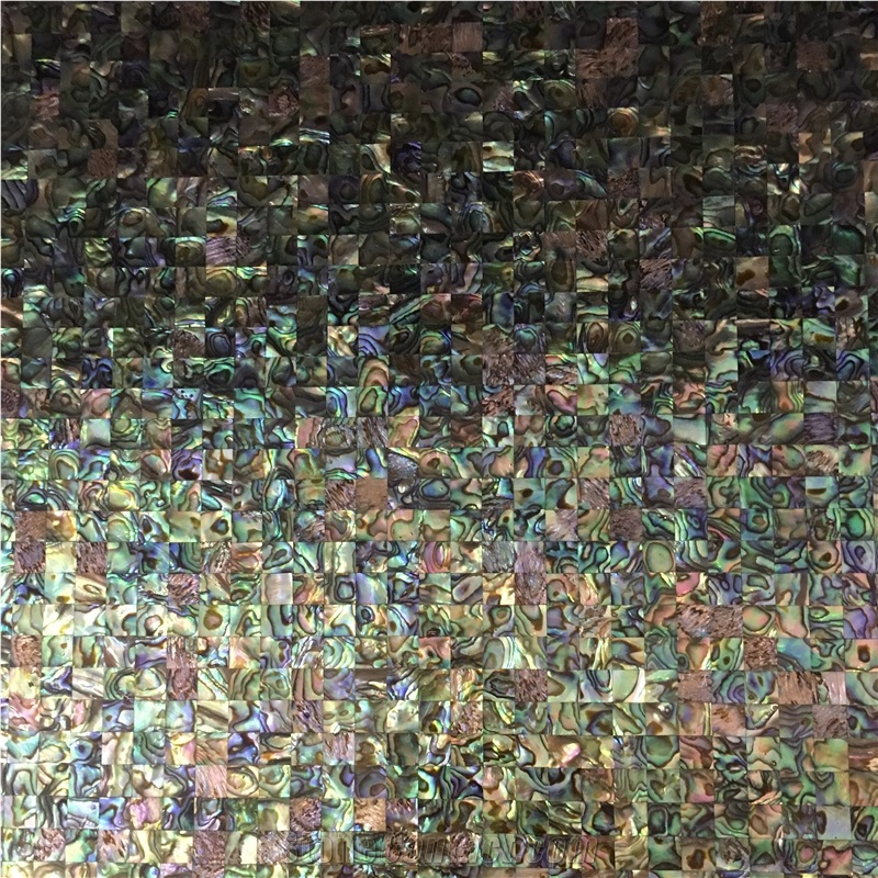 Natural Abalone Shell Mosaic Bathroom Wall Tiles