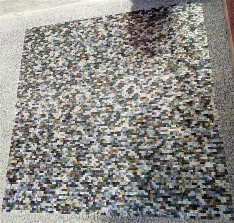 Natural Abalone Shell Mosaic Bathroom Wall Tiles