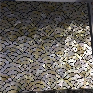 Natural Abalone Shell Mosaic Bathroom Wall Tiles
