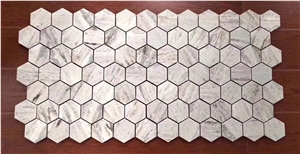 Palissandro White Marble Hexagon Mosaic Tile Price Palissandro White Marble Hexagon Mosaic Tile Price