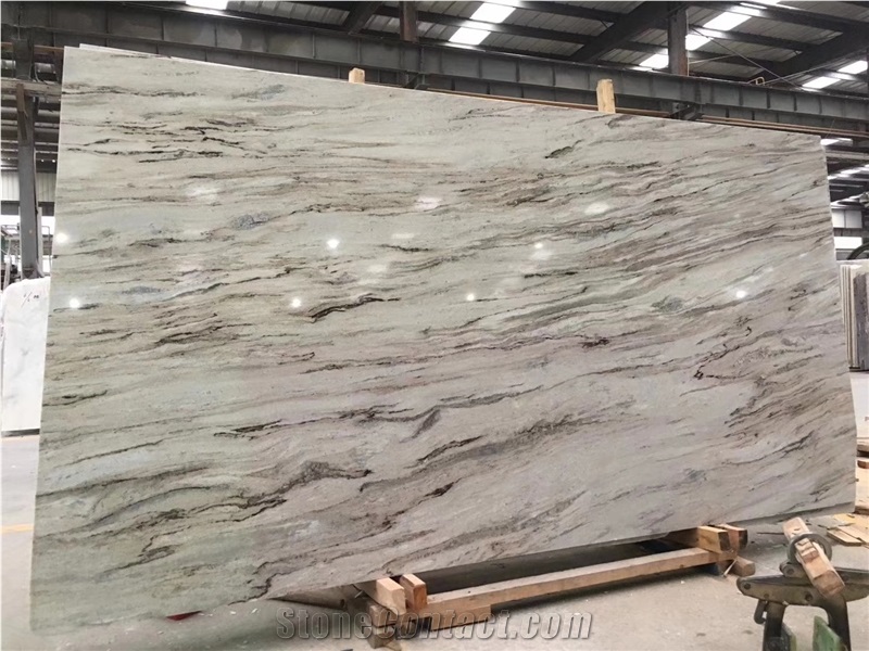 Polished Ocean Wave White Marble Slab Price