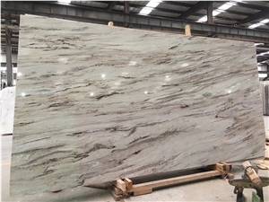 Polished Ocean Wave White Marble Slab Price