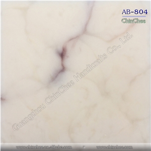 Artificial Stone Snow White Marble Tile and Slab
