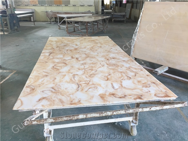 Colorful Translucent Acrylic Panels Slabs