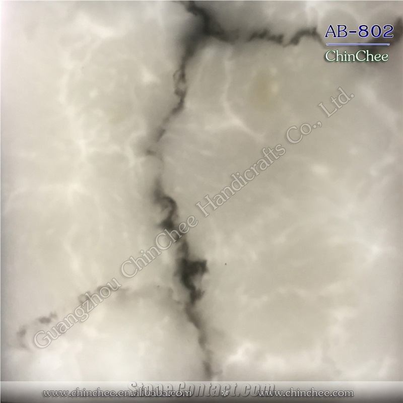 White Artificial Marble Stone Slabs