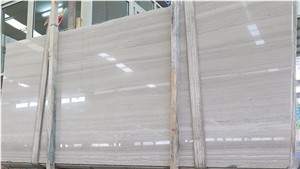 Wooden White Marble Slab &Tile for Floor and Wall