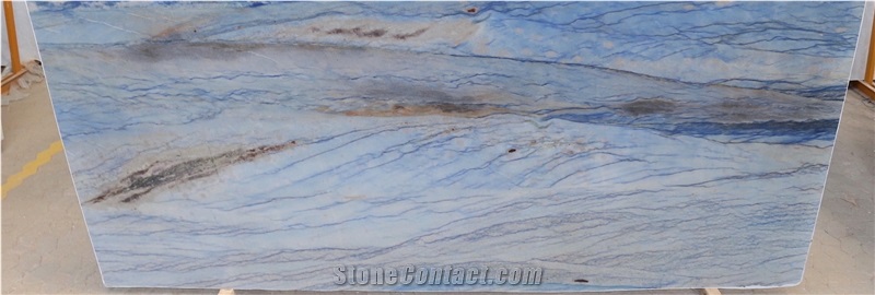 Blue Macaubas Quartzite Slab, Azul Macaubas Slab