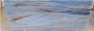 Blue Macaubas Quartzite Slab, Azul Macaubas Slab