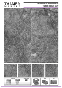 Talmer Cumulus Grey Marble
