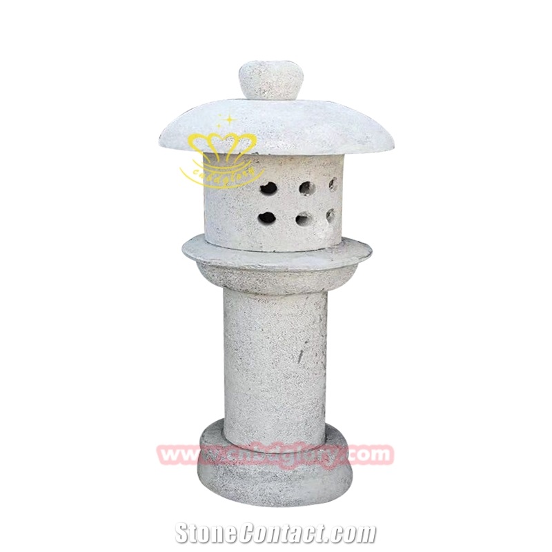Japanese Style Marble Garden Lamp Lantern