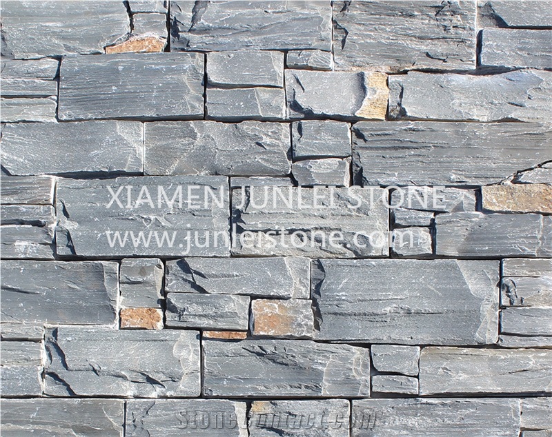 Cement Stone Panel Loose Stone Veneers Green Slate