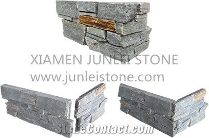 Cement Stone Panel Loose Stone Veneers Green Slate