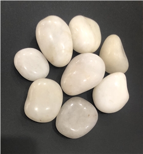 White Pebbles, White Cobbles, White Gravels
