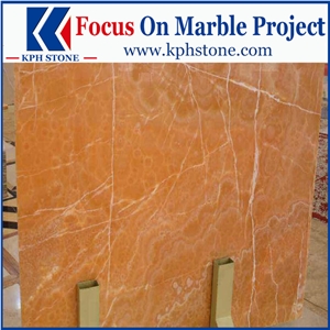 Agate Jade Orange Onyx Slabs Hotel Projects
