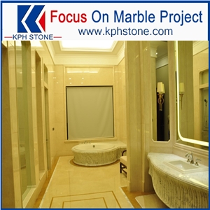 Carrara White Marble Project in Ambassador House