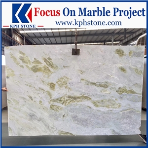 Changbai White Jade Bluette White Marble Slabs