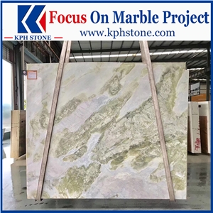 Changbai White Jade Bluette White Marble Slabs