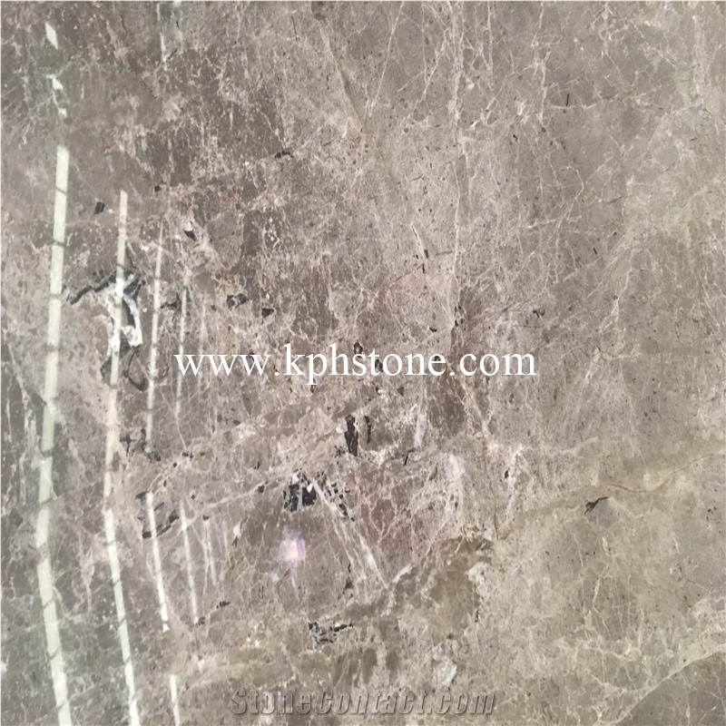 Dark Grey Polished Galaxy Marble Flooring Tiles