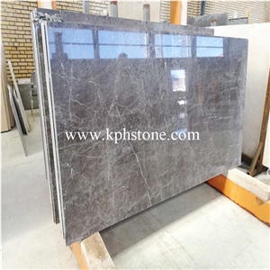 Dark Grey Polished Galaxy Marble Flooring Tiles