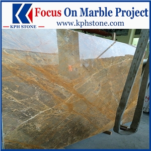 Golden Emperador Marble Wall&Floor Slabs