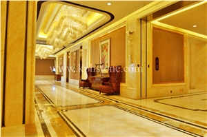 Golden Spider Marble Project in Wanda Reign Hotel