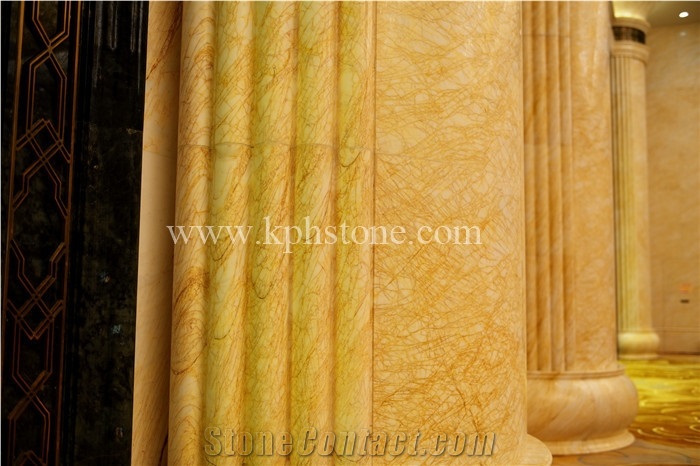 Golden Spider Marble Project in Wanda Reign Hotel