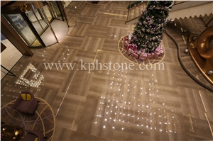 Grey Wood Grain Marble in Macau Hotel